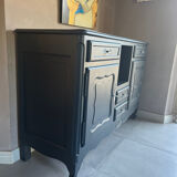 Buffet bleu nuit
