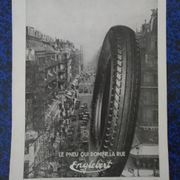 Englebert tire advertisement dominating the street!  issue reviewed year 1931