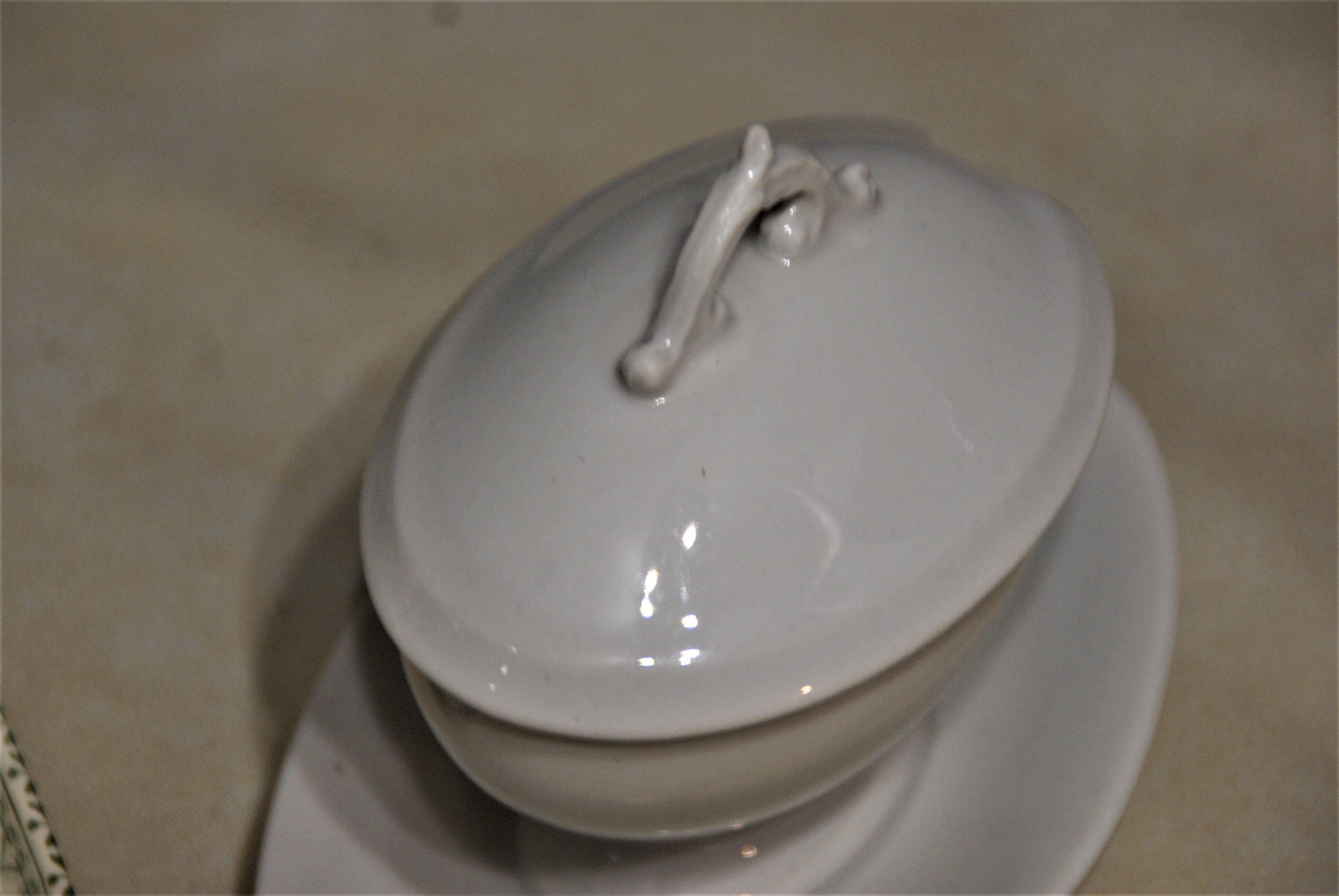 Two old mustard dishes