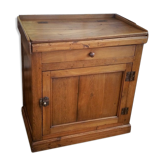 Meuble billot ancien fin XIXème