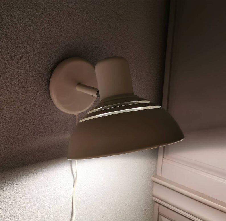 Vintage white metal applique, 1980s