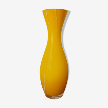 Blown glass vase