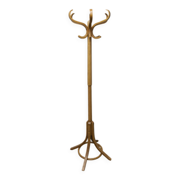 Baumann honey-colored parrot coat rack, 1970