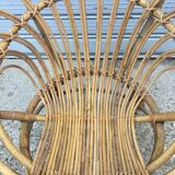 Peacock rattan chair