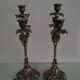 Pair of Louis XV style rocaille candelabras