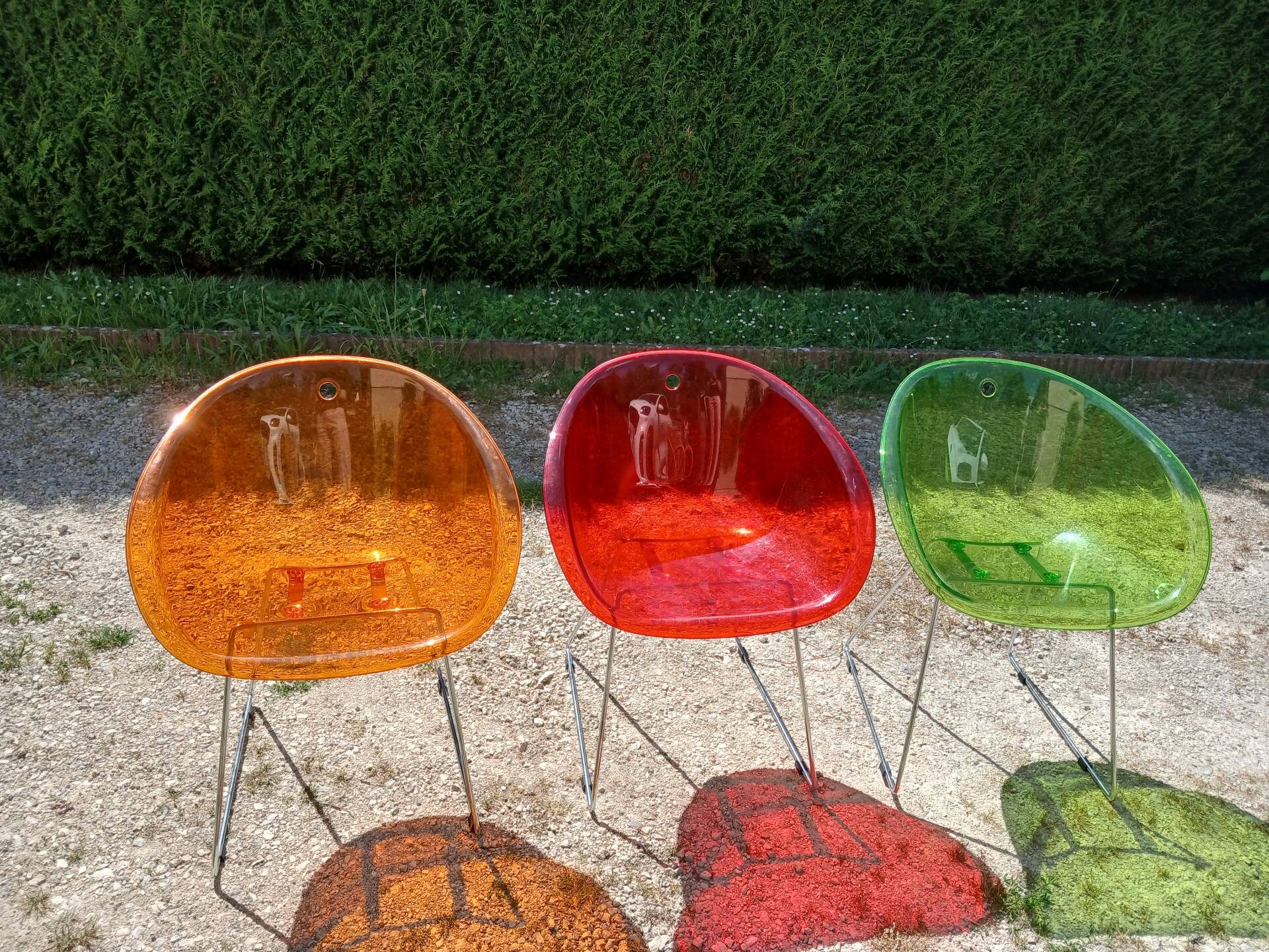 3 chaises Pedrali Gliss 921