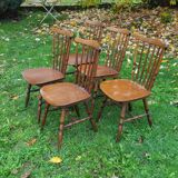Set of 5 chairs bistro Baumann