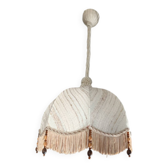 genuine silk suspension and pearls, vintage 1970