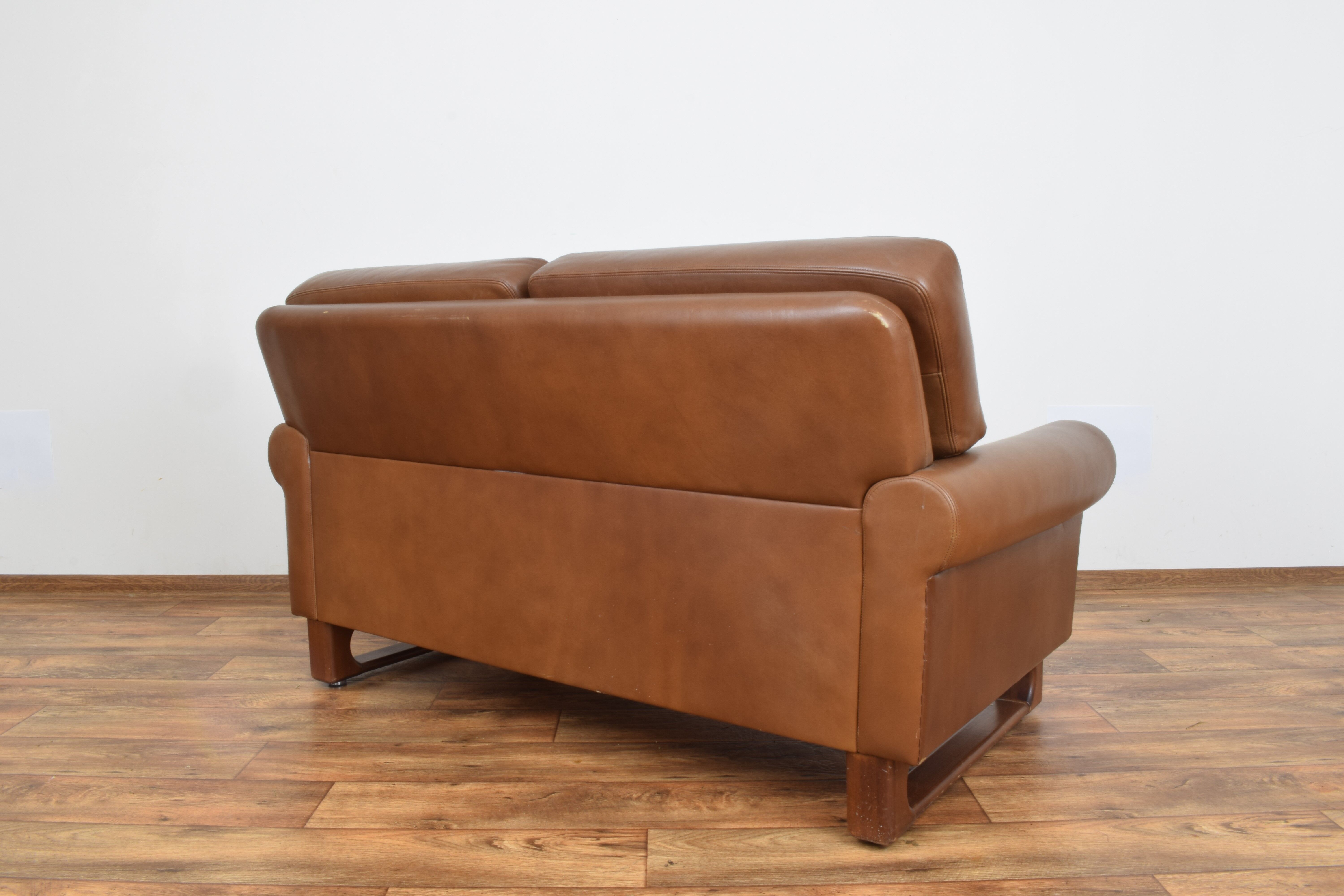 Mid-Century Danish Leather Sofa, 1960s
