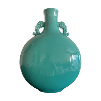 Ceramic gourd vase by paul millet a sevres - circa 1920