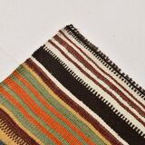 7x14 Wool Runner Rug, Long Wide Rug, 212x438Cm Rare Size Rug,Turkish Runner