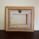 Painting on canvas with golden frame signed Galley