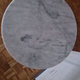 Round marble bistro table