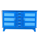 Buffet René Gabriel 1950 oak reconstruction