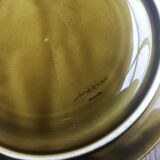 8 old ceramic fondue plates coloured Sarreguemines