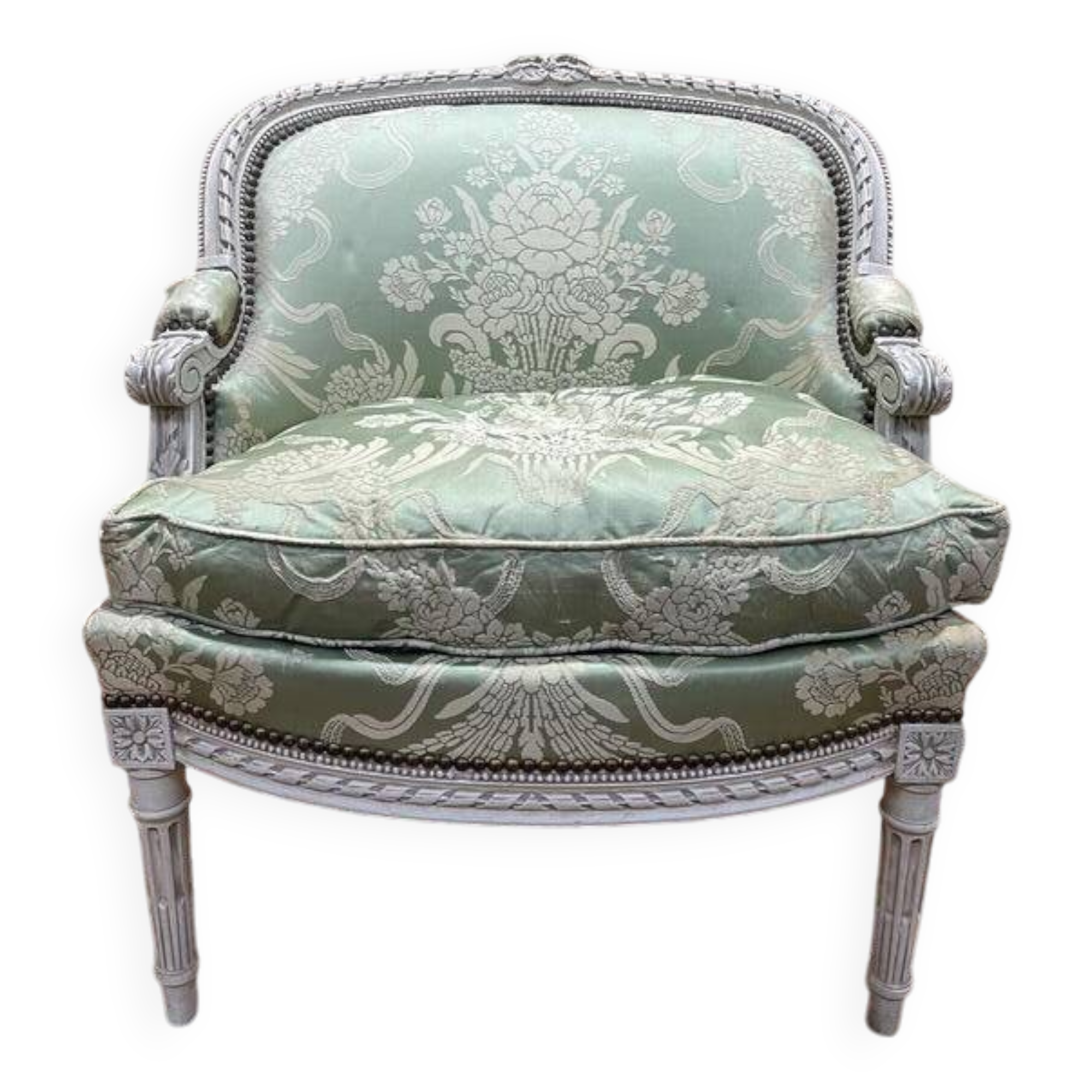 Petite bergère d’enfant de style Louis XVI