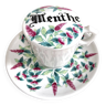 Tasse ancienne tisane infusion menthe