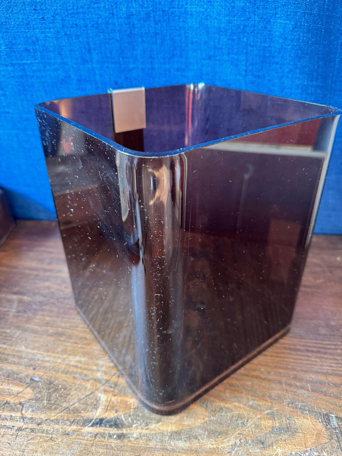 Vintage paper bin by Michel Dumas for Roche Bobois (1970)