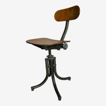 Chaise, tabouret vintage 1950