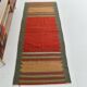 Tapis Kilim rouge et vert 2x6, 73x188 cm