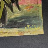 Oil on panel, pair of signed bouquet frames, early 20th century