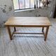 Table de ferme chêne doré 160cm