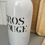 “Big red” ceramic bottle Charolles