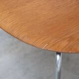 1st edition set of 4 'Lily' chairs in oak by Arne Jacobsen for Fritz Hansen, 1969