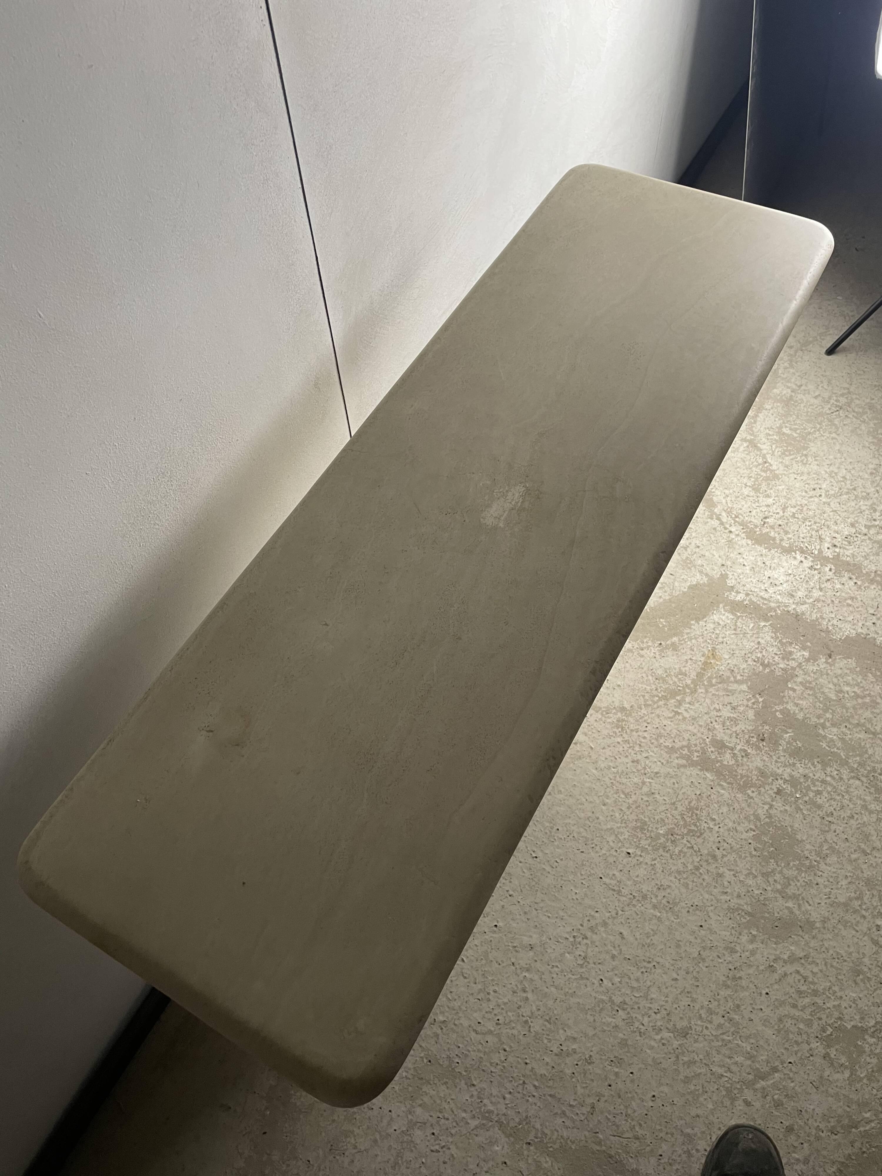 Vintage travertine console