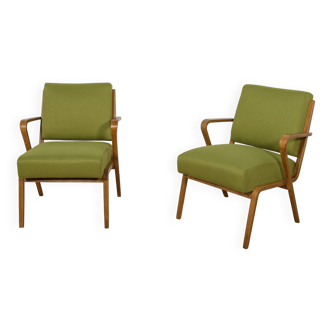 Armchairs by Selman Selmanagic for VEB Deutsche Werkstätten Hellerau.