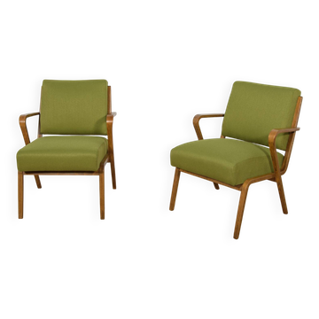 Armchairs by Selman Selmanagic for VEB Deutsche Werkstätten Hellerau.