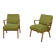 Armchairs by Selman Selmanagic for VEB Deutsche Werkstätten Hellerau.