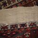 Antique Persian Turkmen Rug Handwoven Rust Wool Oriental Area Rug- 43x82cm