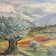 Tableau HST "Olive Grove" South of France signed Lunel