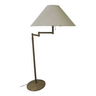Lampadaire à bras pivotant multi-réglable en laiton Walter von Nessen, États-Unis, années 1960
