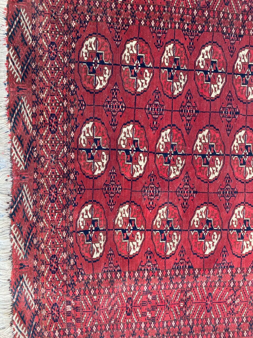 Carpet Turkmen bukhara Afghan 120x154 cm