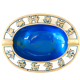 Empty brass pocket, astrology décor, made in Israel
