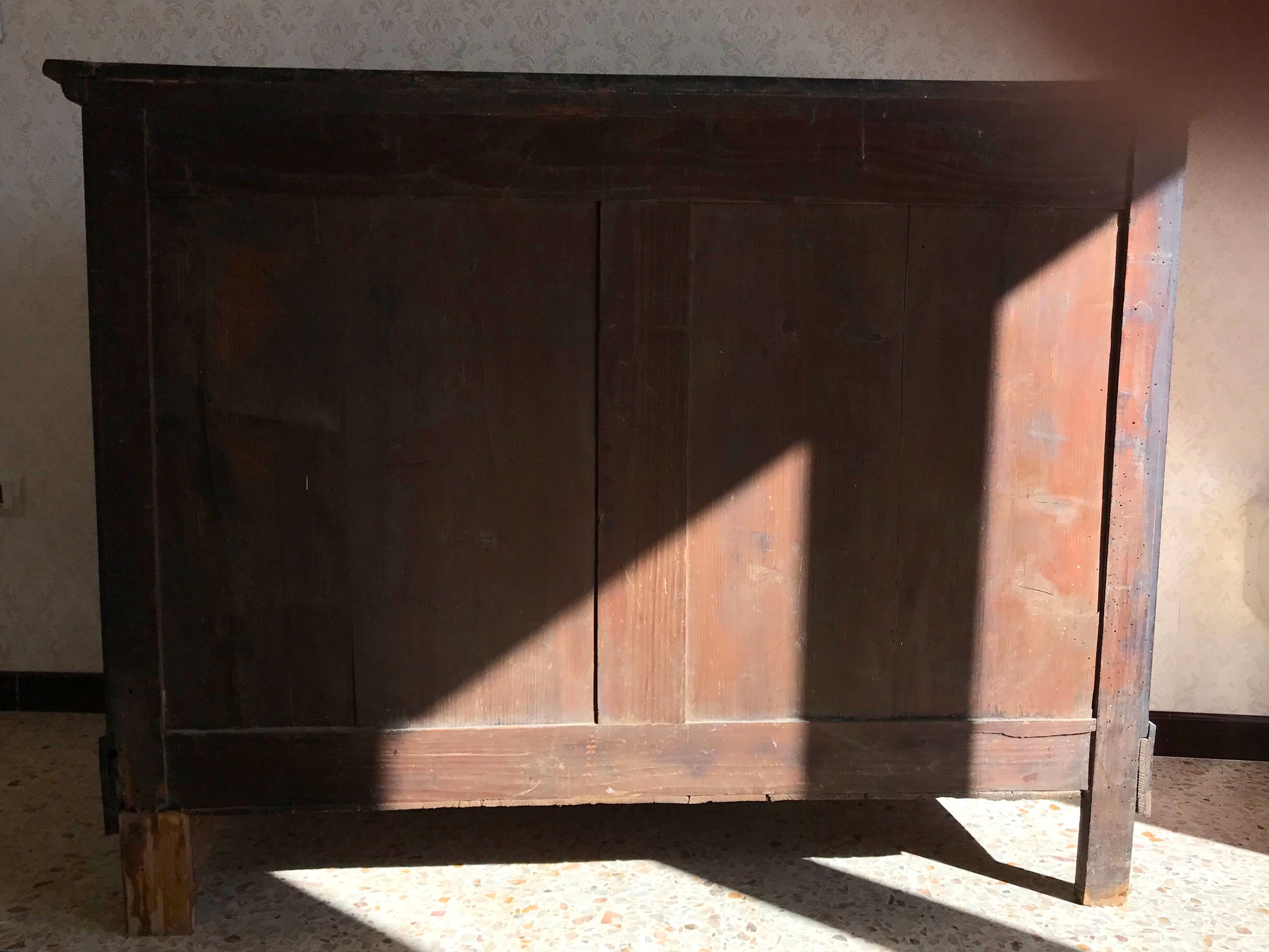 Old country chest of drawers nineteenth century