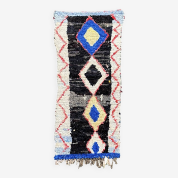 Berber Boucherouite rug 115x260 cm