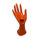 Vintage orange ceramic hand