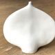 Jacques Buchholtz lotus vase in Virebent porcelain, 70s