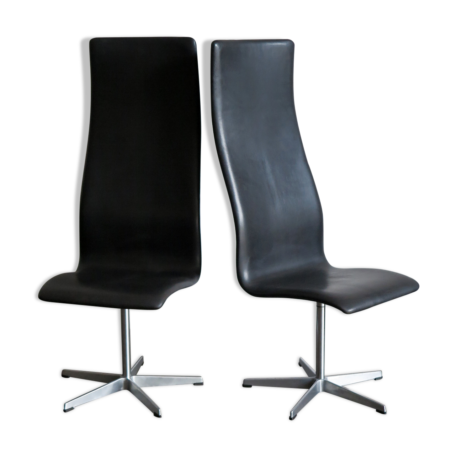 Scandinavian "Oxford" office chairs by Arne Jacobsen for Fritz Hansen, 1960s