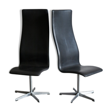 Scandinavian "Oxford" office chairs by Arne Jacobsen for Fritz Hansen, 1960s