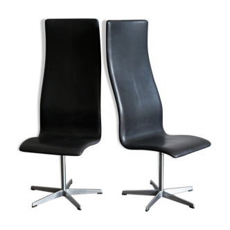 Scandinavian "Oxford" office chairs by Arne Jacobsen for Fritz Hansen, 1960s