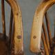 Set of 2 beautiful antique 18th-century English lowback Windsor dining chairs