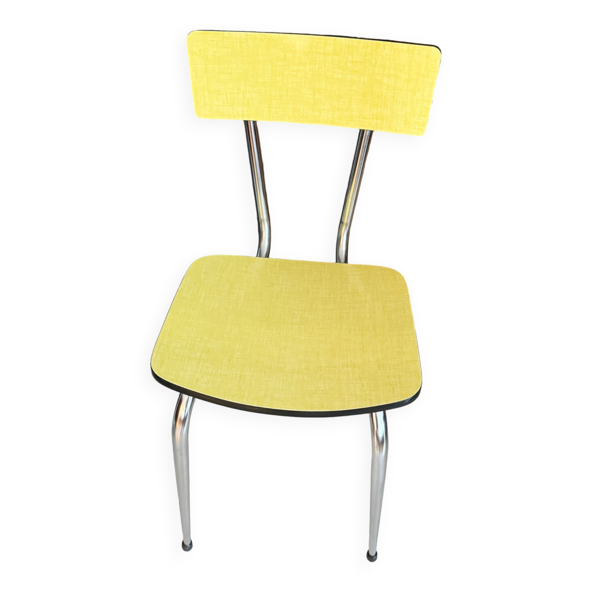 Vintage Yellow Formica Chair