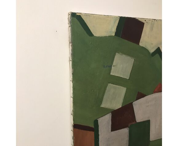 Abstract oil on canvas 1970