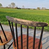 Set of 6 Fannett Scandinavian chairs by Ilmari Tapiovaara 1960.