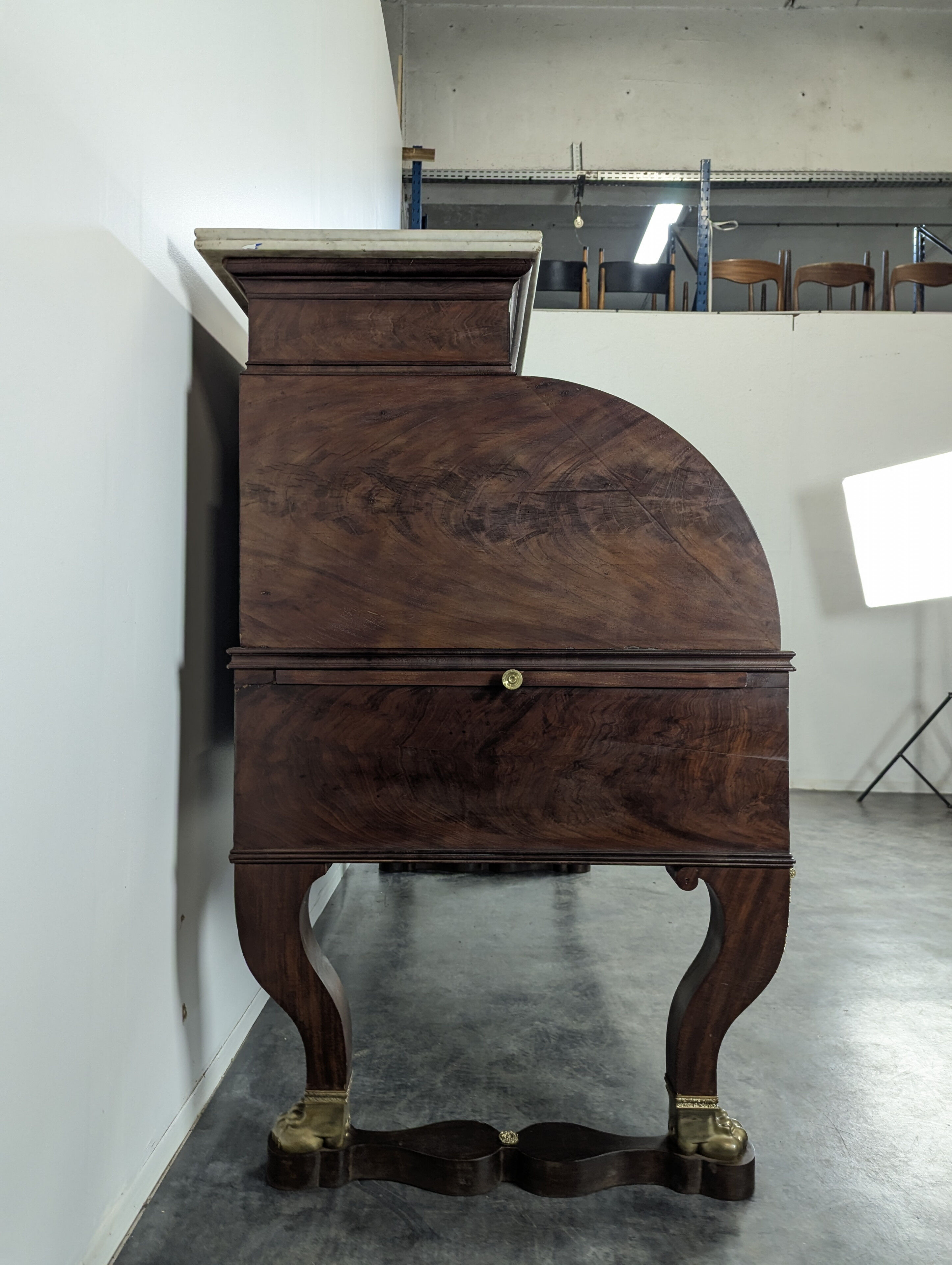 Bureau cylindre d'époque Empire