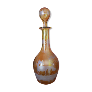 Carafe 1900 jaune doré